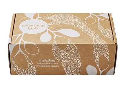 WHEAT BAG GROOVY FLOWERS KHAKI - NO SCENT