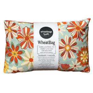 WHEAT BAG GROOVY FLOWERS KHAKI - NO SCENT
