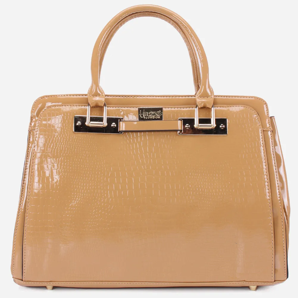 Women “ MAALI” Textured Dual Strap Hand Bag