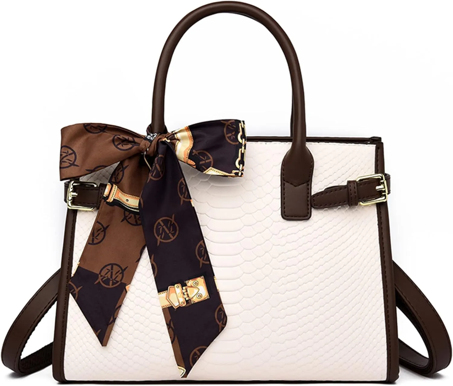 Women Snake Pattern Handbag Women Shoulder Bags Leather Crossbody Bag Large Handbags for Women