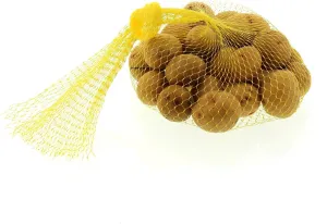 Yellow Plastic Mesh Produce and Seafood Bag, 24 Inch, Package of 1000