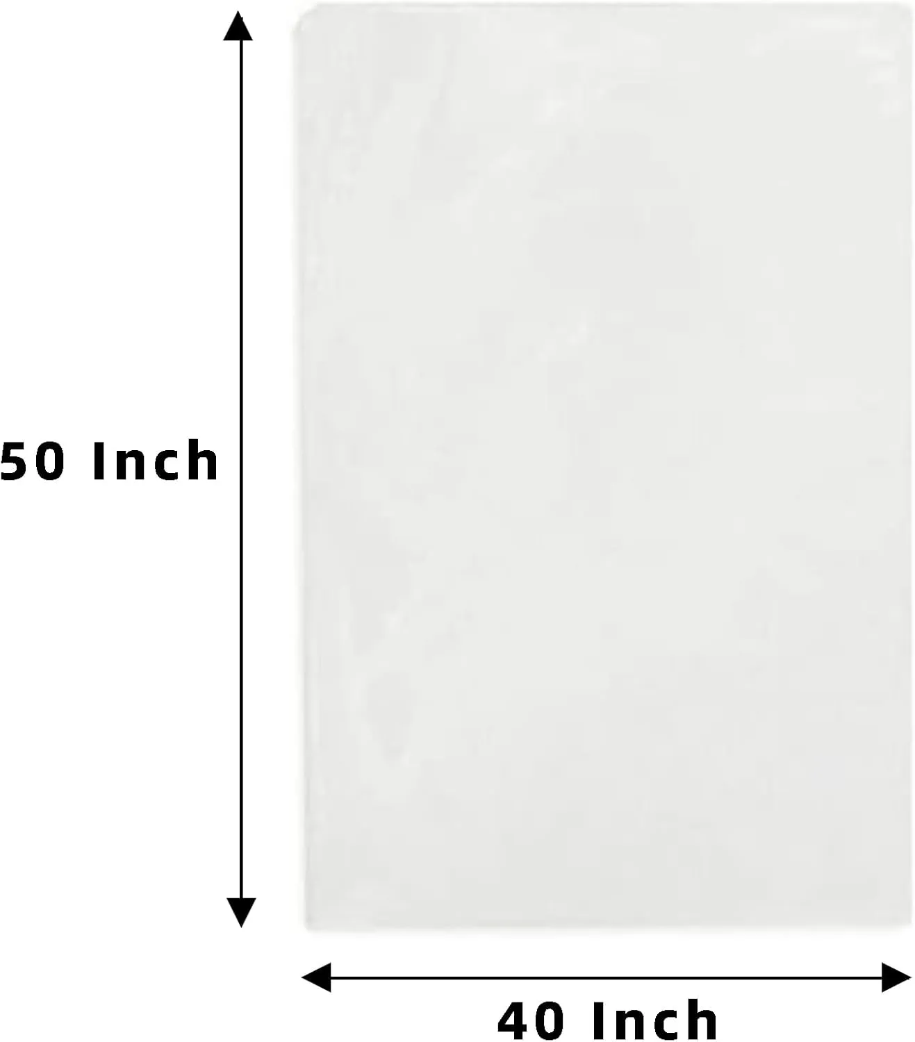 Yotelab Extra Large Cellophane Bags, 40x50 Inch Clear Cellophane Wrap for Gift Baskets, 20Pcs Jumbo Huge Clear Basket Bags
